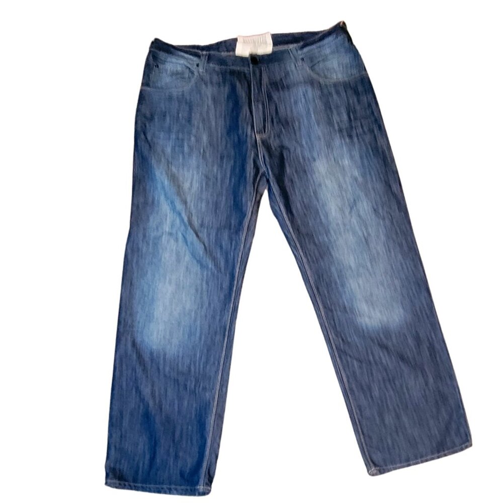 White Tag Jeans 42x32 Relax Fit Premium Old School Straight Leg